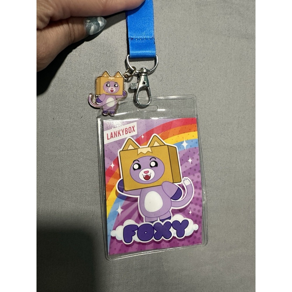 Lanky Box Foxy‎ Lanyard With Charm